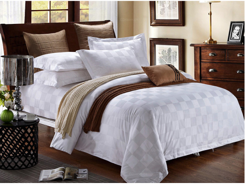 宾馆白色四件套全棉如何选择供应商！